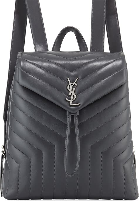 loulou monogram ysl medium quilted leather backpack|LOULOU MEDIUM IN QUILTED LEATHER .